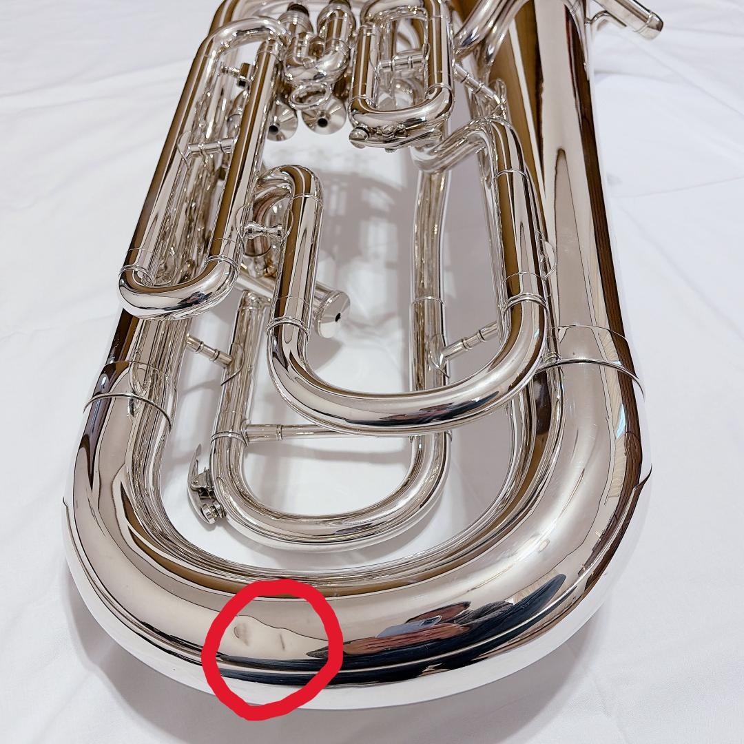 英国製ベッソン Besson ユーフォニアム BE765 銀メッキ 動作良好