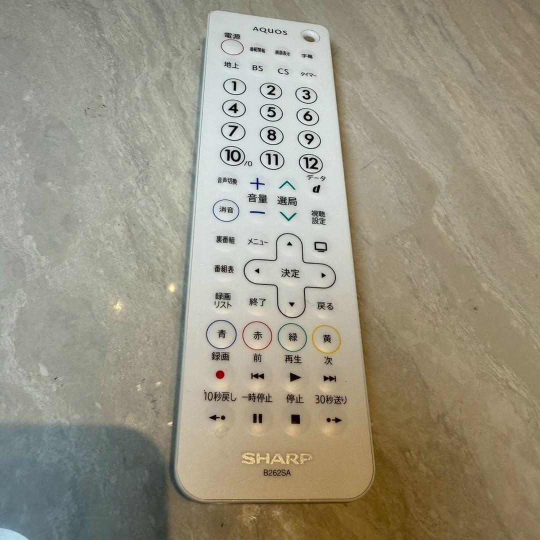 【美品】SHARP ポータブル液晶テレビ AQUOS 2T-C12AF 防水