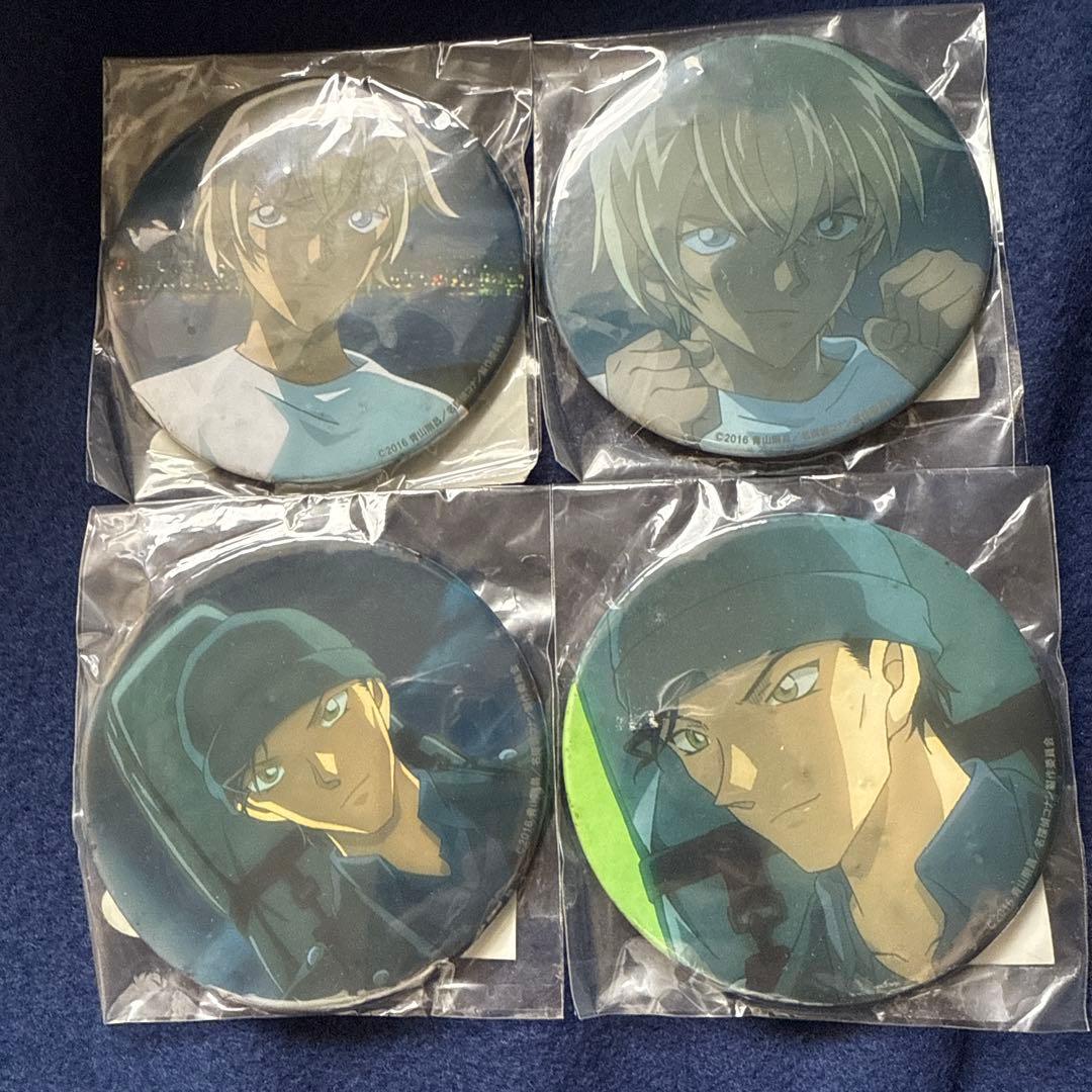 【匿名配送】名探偵コナン 純黒の悪夢 劇場版缶バッジ 安室透 赤井秀一