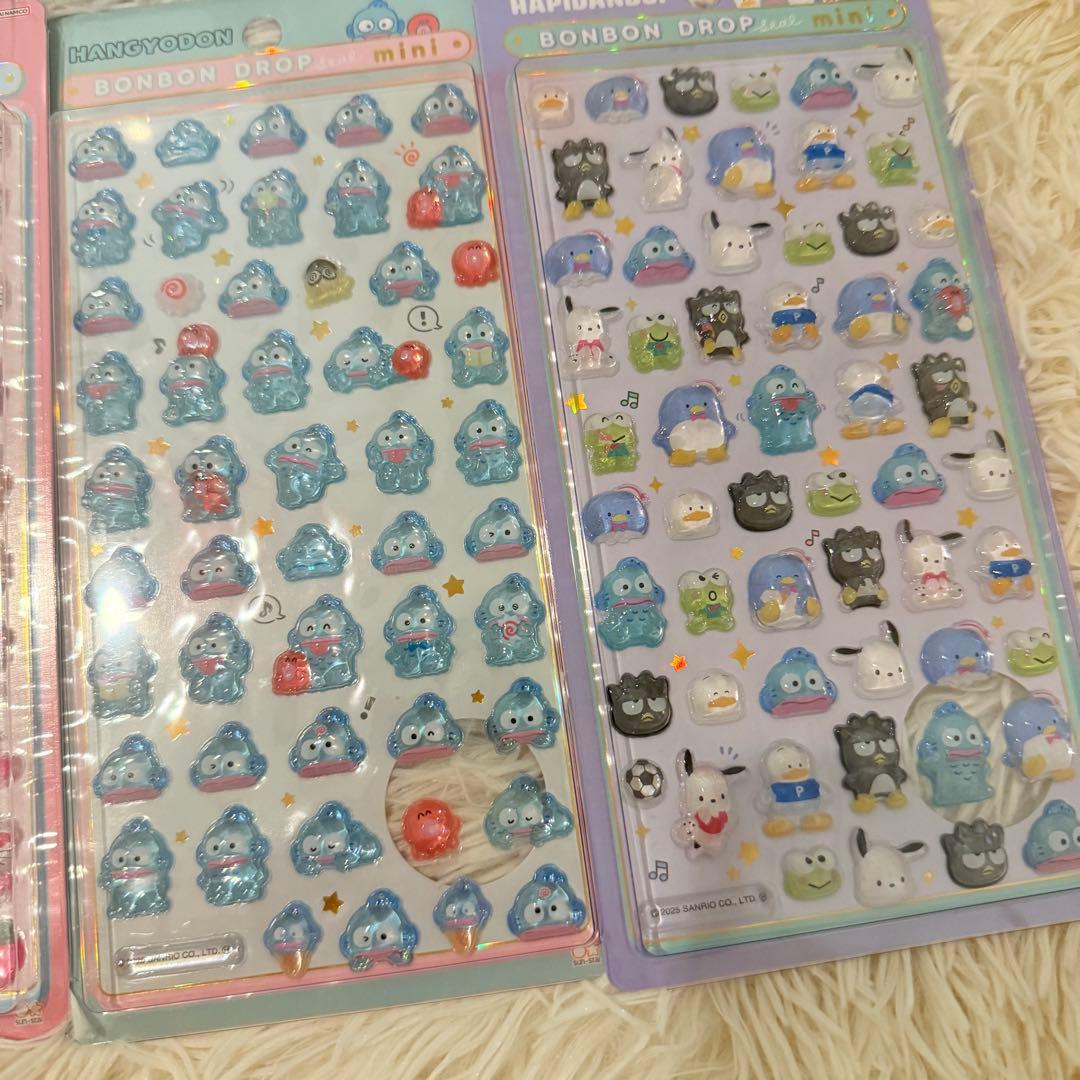 ボンボンドロップシールmini サンリオ　８枚セット