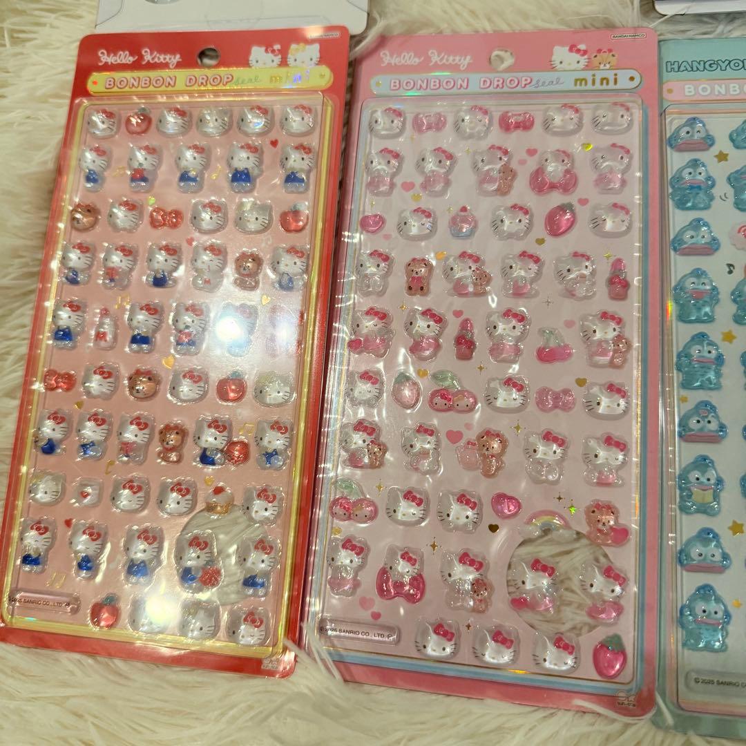 ボンボンドロップシールmini サンリオ　８枚セット