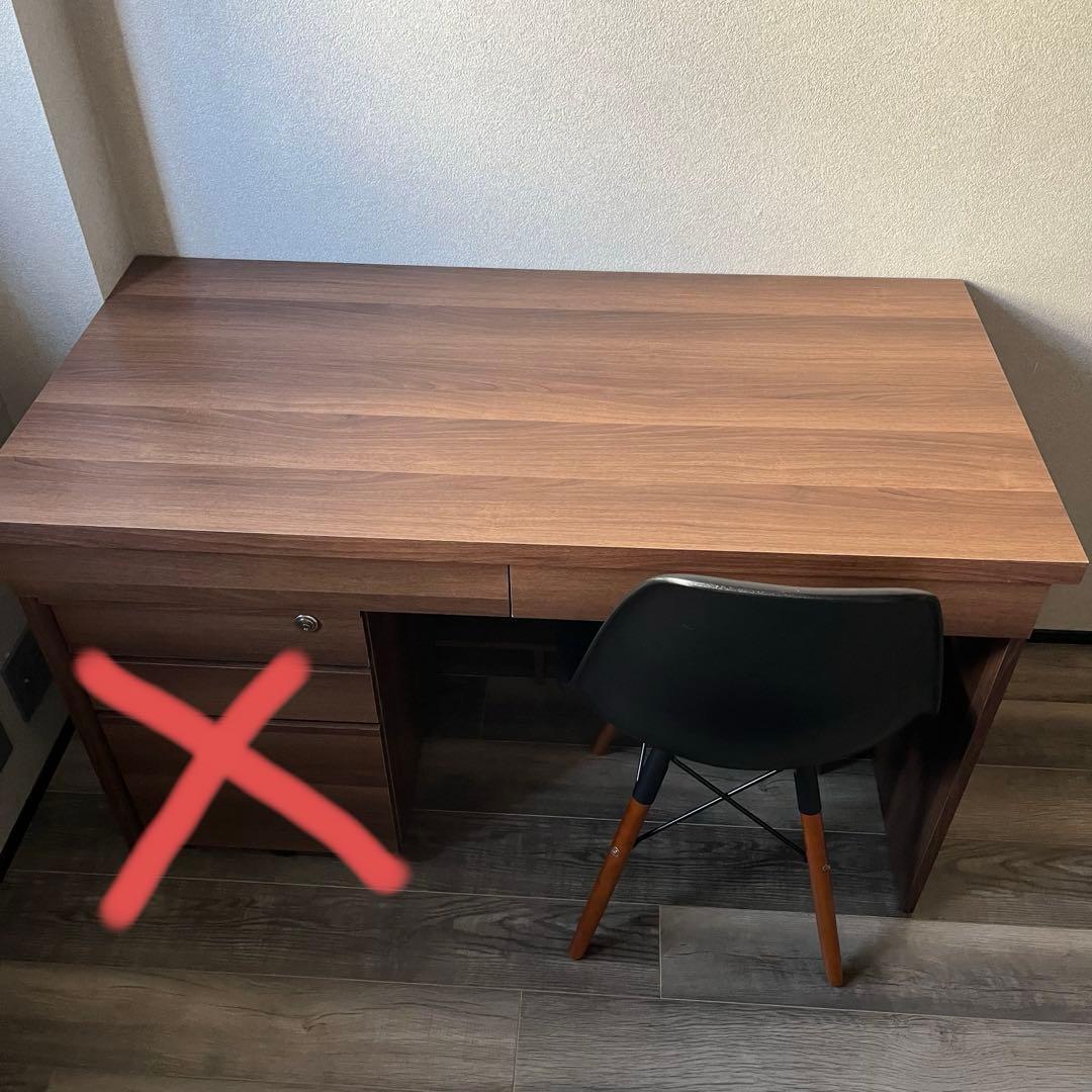 ロウヤ　LOWYA 幅120 システムデスクセット デスク ウォルナット