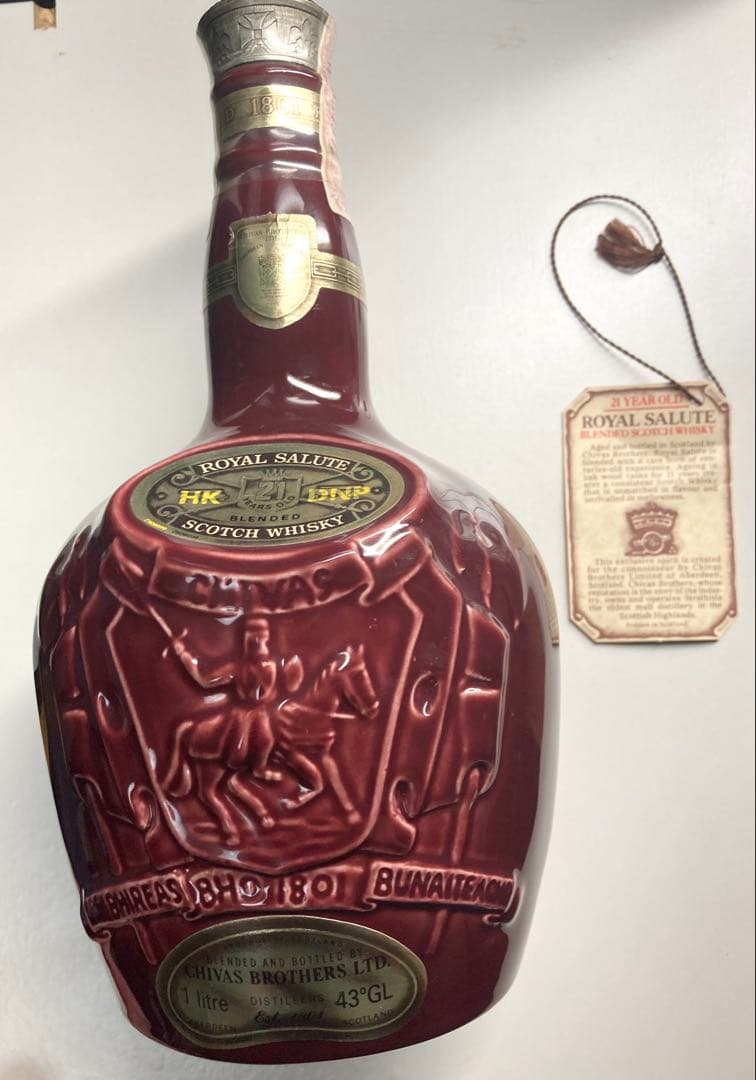  Salute スコッチウイスキー 1L 43% 21年未開栓