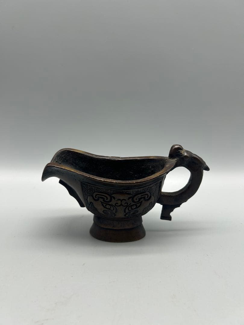 【骨董】中国古銅　酒器