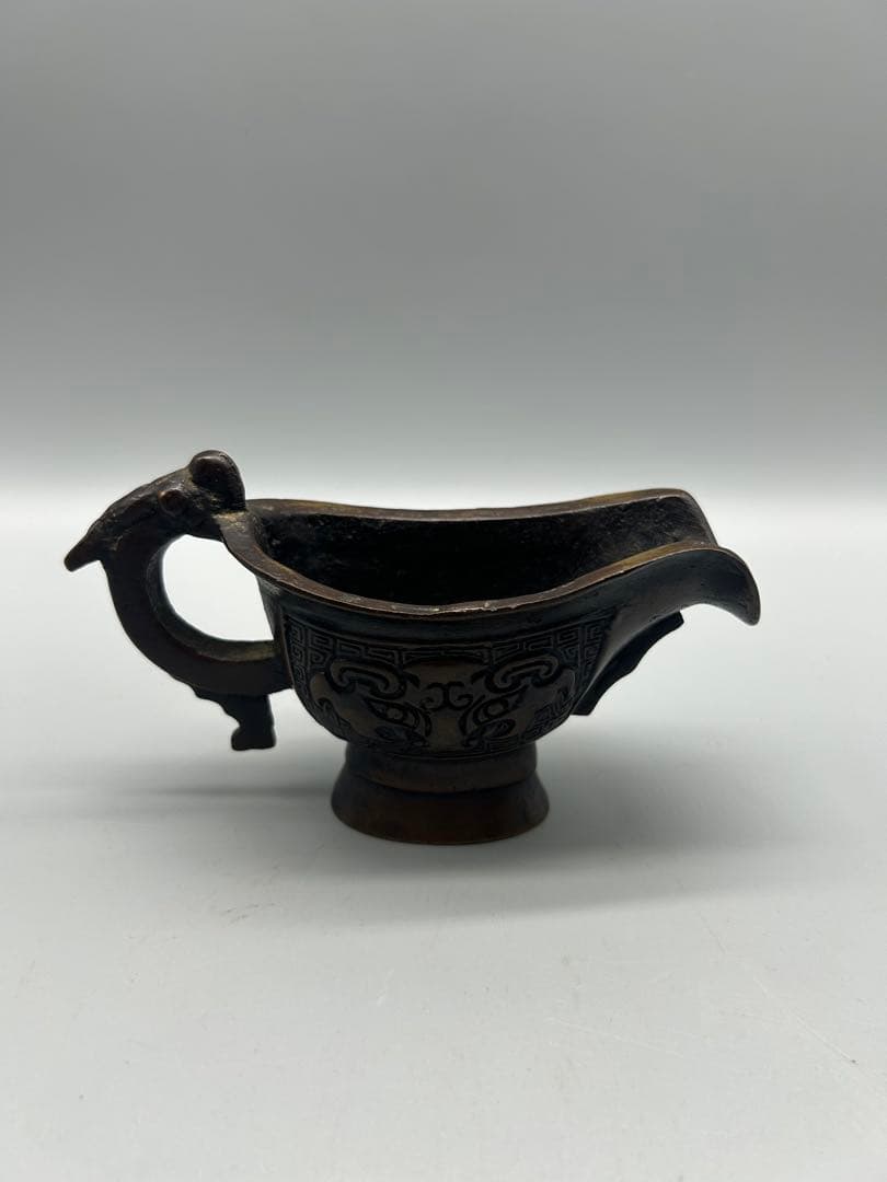 【骨董】中国古銅　酒器