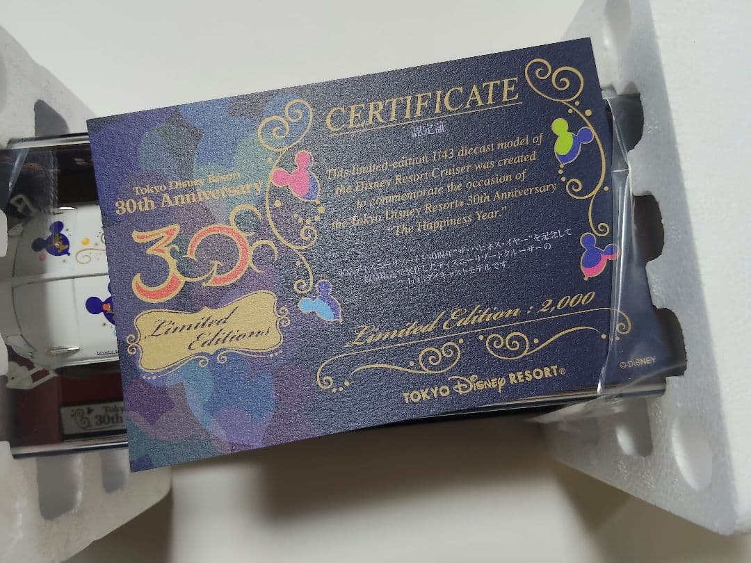 ディズニー30周年記念　リゾートクルーザー　当選者2000名限定品