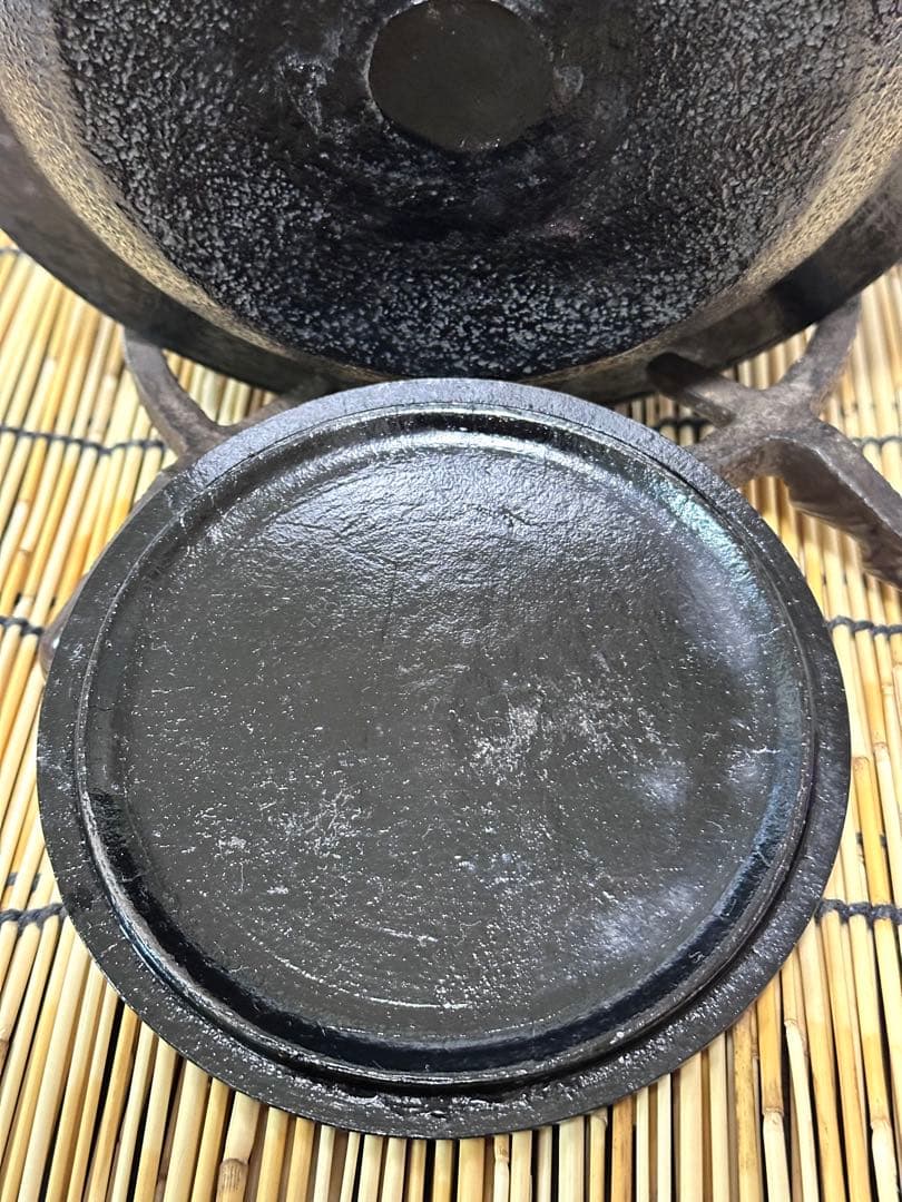 未使用品、供箱、栞、タグ付　南部天正堂作２０型コシキアラレ　南部鉄瓶　南部鉄器