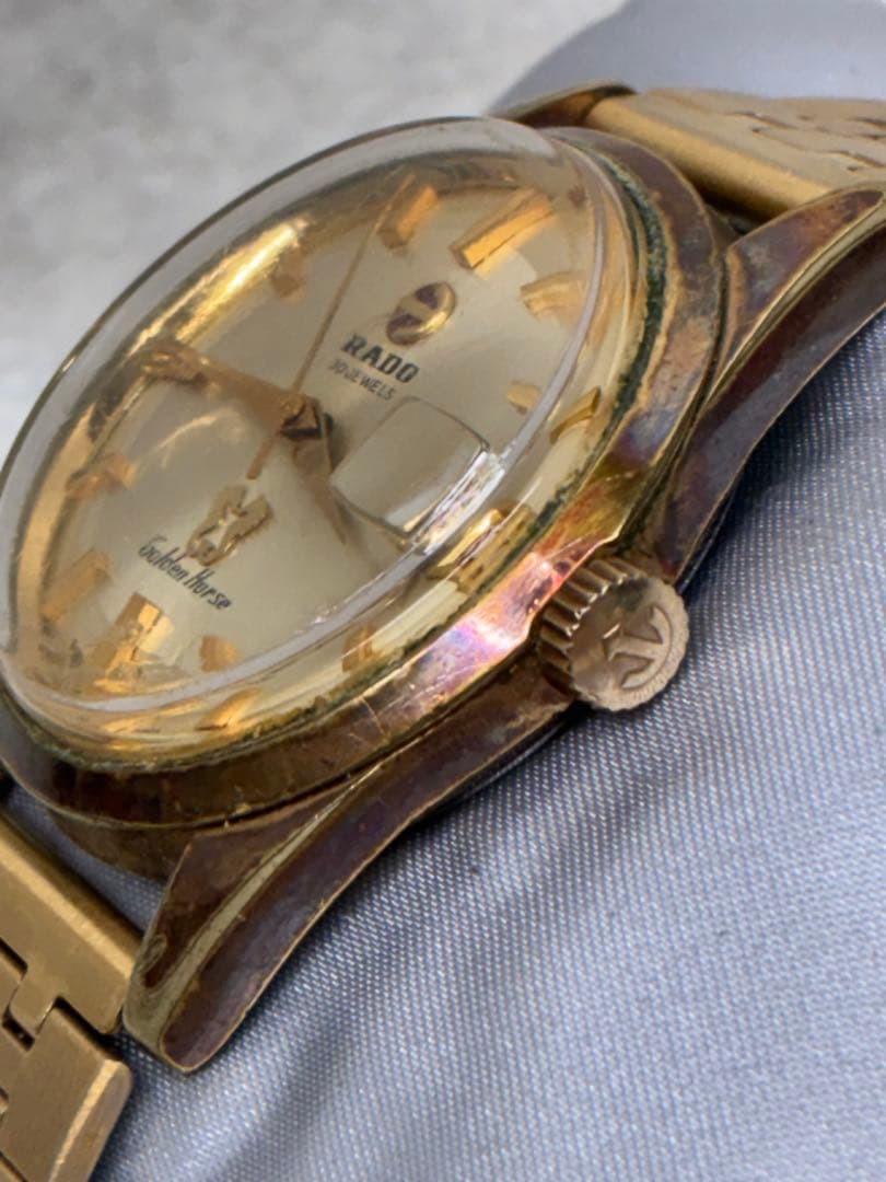 ビンテージ RADOラドー 初代 ゴールデンホース 自動巻 30石 SWISS