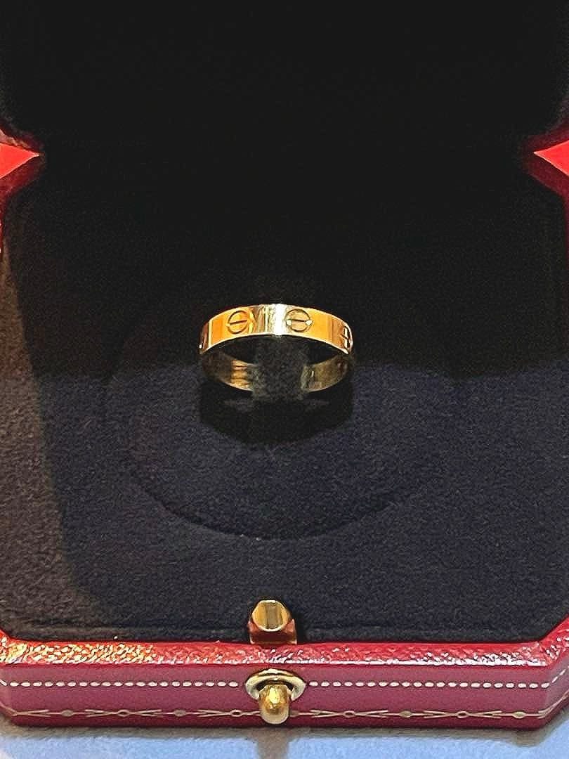 カルティエ　ミニラブリング　イエローゴールド 美品#48号 一週間限定値下げ