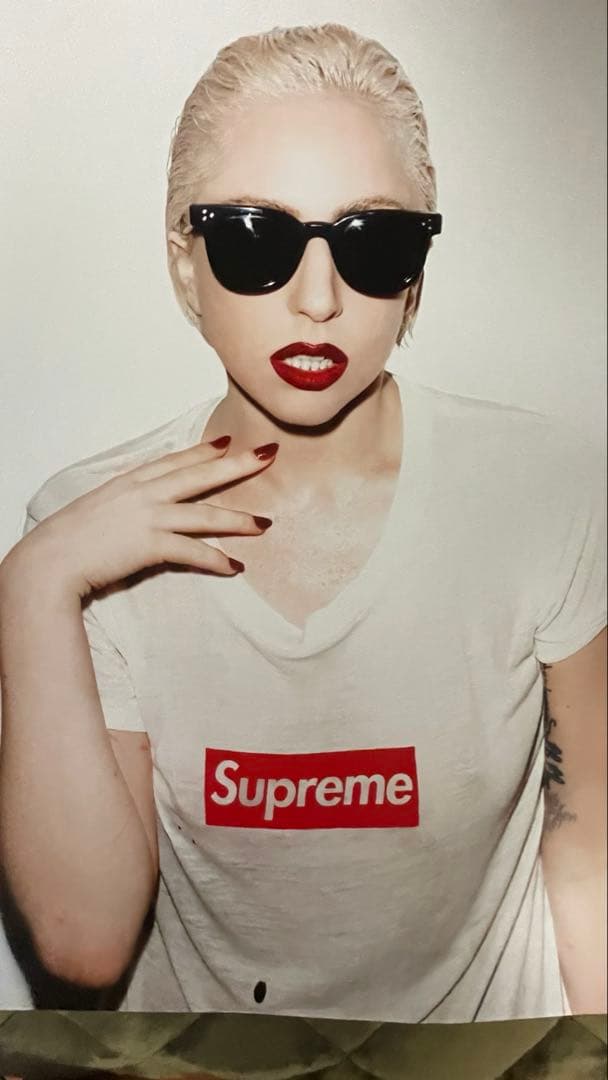 Supreme Lady GaGa ポスター 2連 uncut double