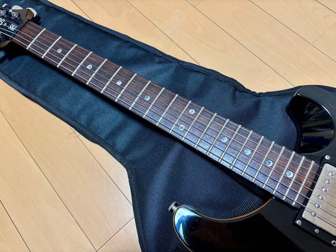 prs se custom22 semi-hollow エレキギター ブラック