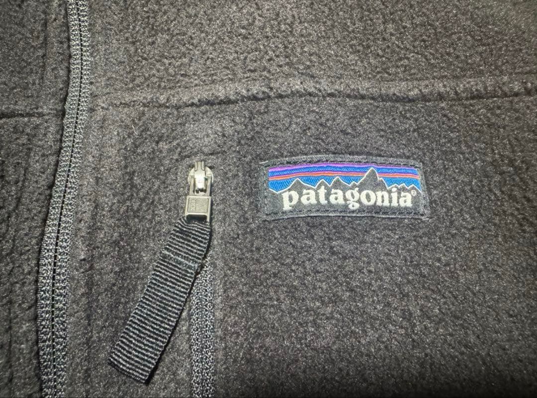 美品 patagonia シンチラ フリース ベスト ブラック XL 2018