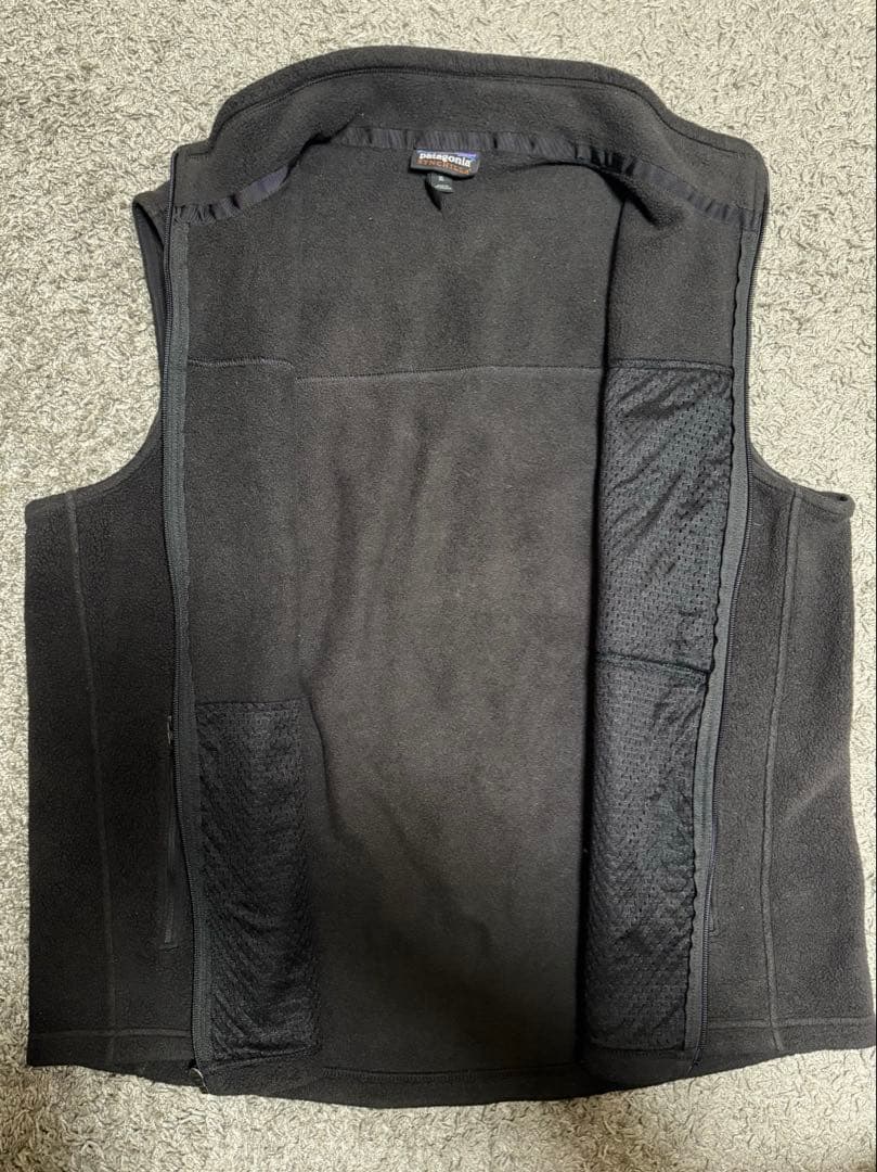 美品 patagonia シンチラ フリース ベスト ブラック XL 2018