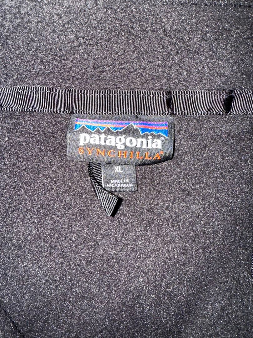 美品 patagonia シンチラ フリース ベスト ブラック XL 2018
