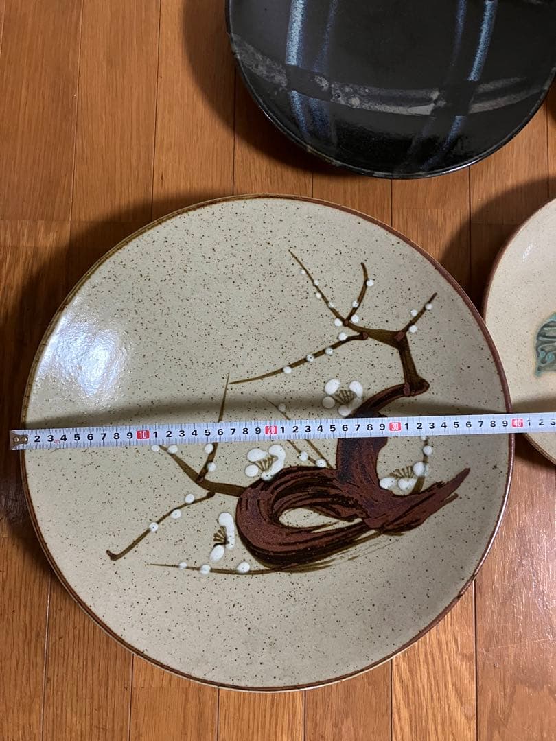 飾り　大皿　5枚　皿立て3個付き