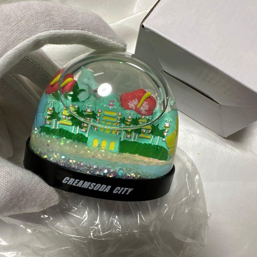 1桁　6 希少　スノードーム クリームソーダシティ 長尾謙一郎　ナンバー直筆