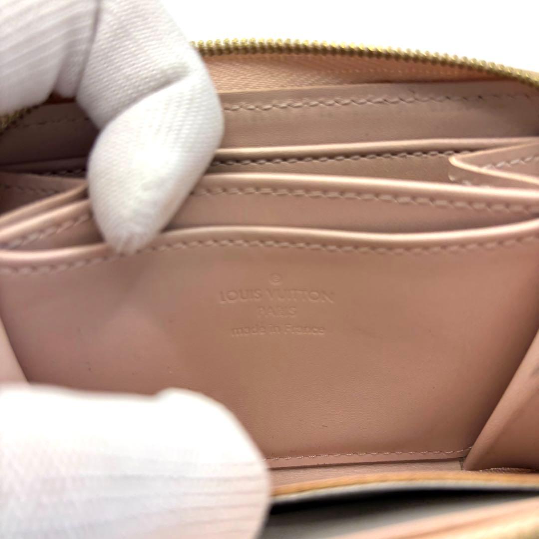 正規品 ルイヴィトン パース ヴェルニ エナメル モノグラム ベージュ
