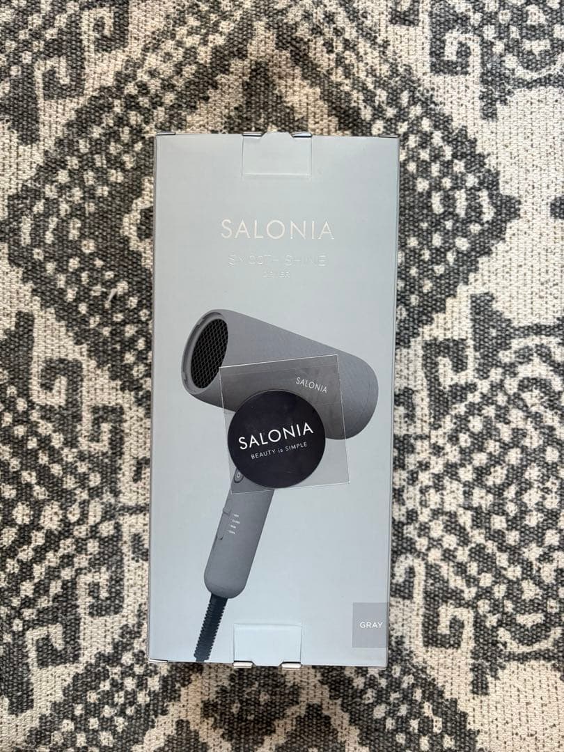 SALONIA ドライヤー グレー コンパクト