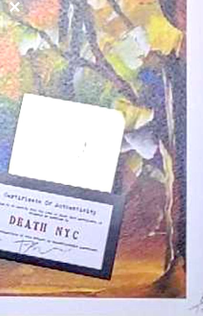 DEATH NYC 世界限定100枚 アートポスター　奈良美智ロッタちゃん14