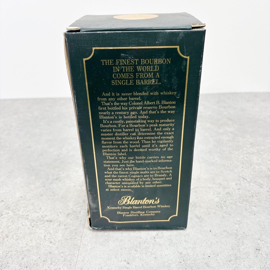 Blanton's ブラントン　シングルバレル　ウイスキー　750ml 元箱 ①