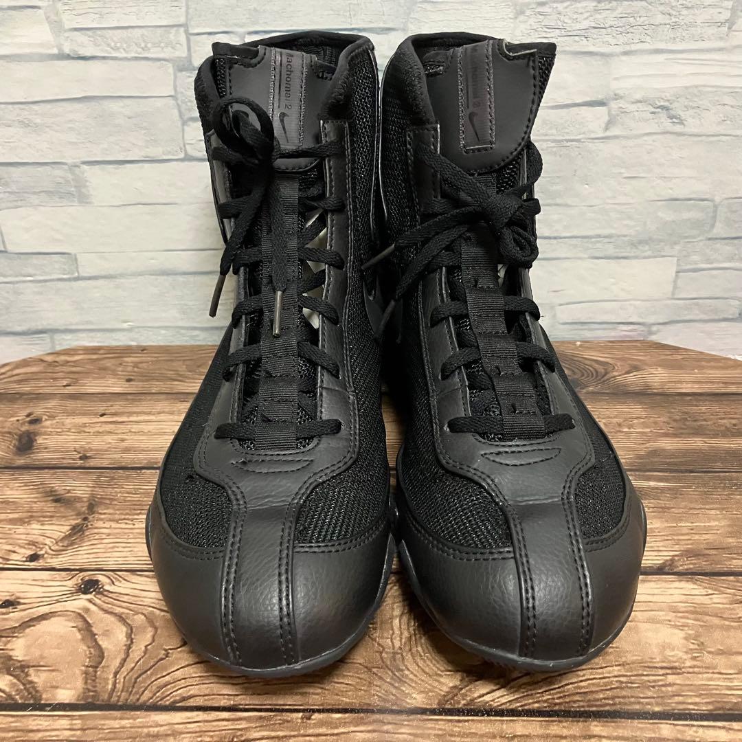 【25.5cm】NIKE ナイキ OLY MID ボクシングシューズ ブラック