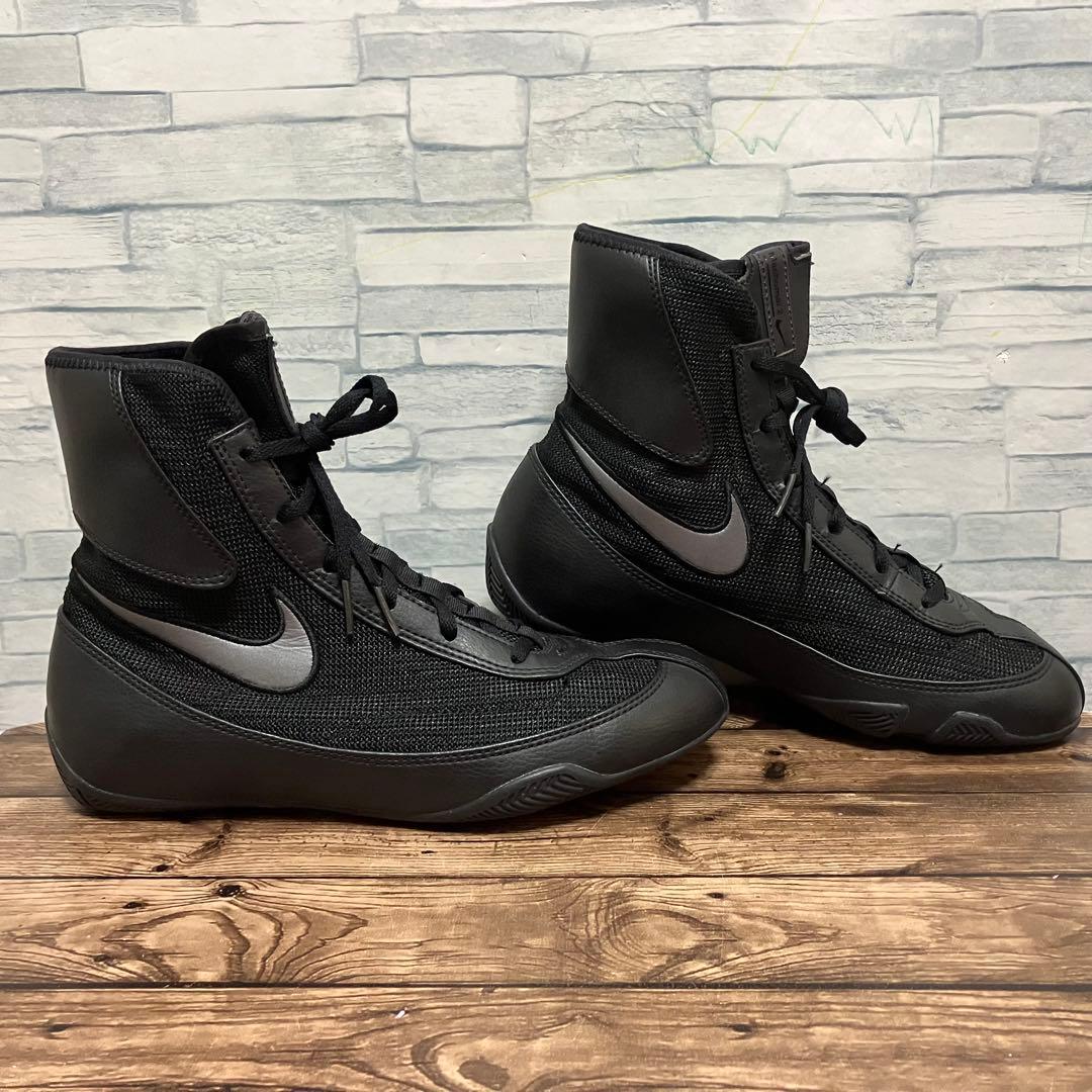 【25.5cm】NIKE ナイキ OLY MID ボクシングシューズ ブラック