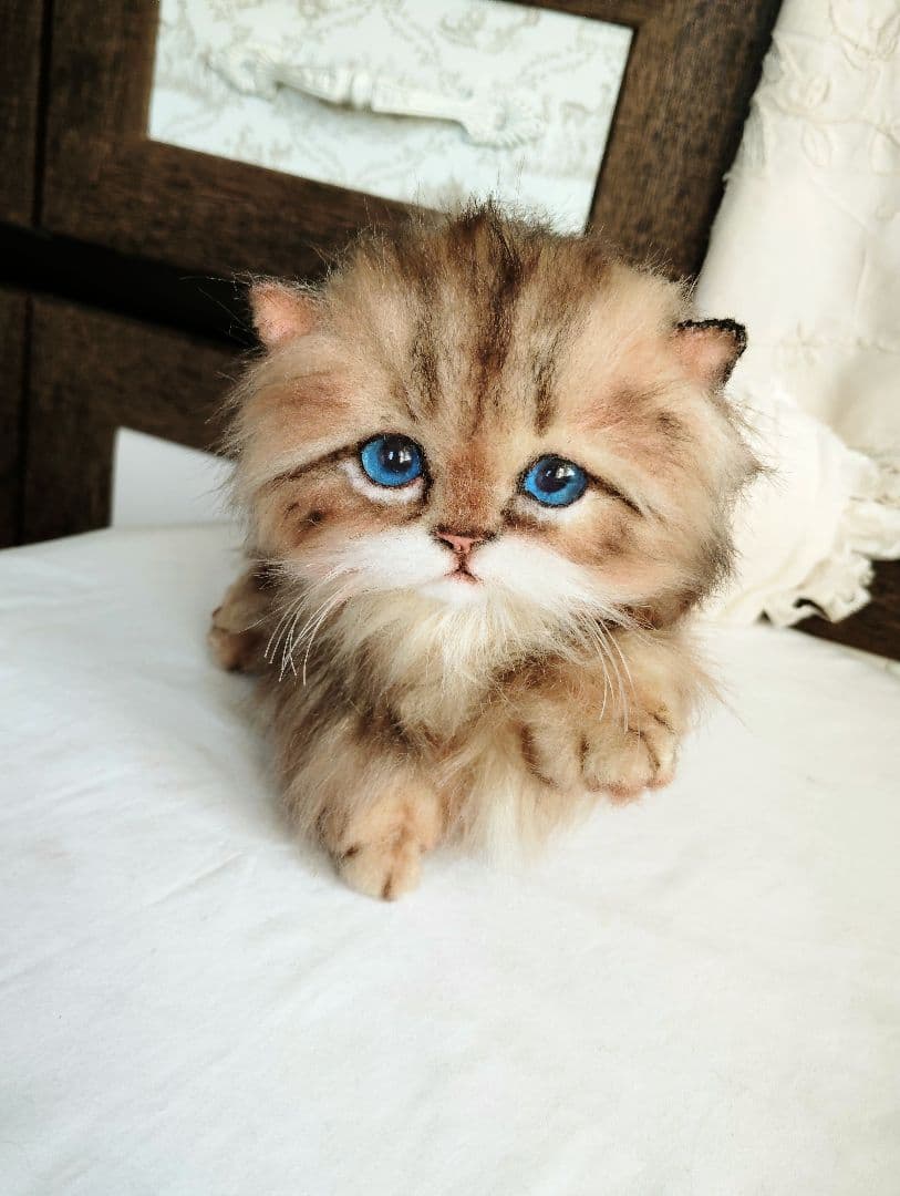 短足よちよちあんよ♡ミヌエット子猫ちゃん♡アートドール♡ぬいぐるみ♡