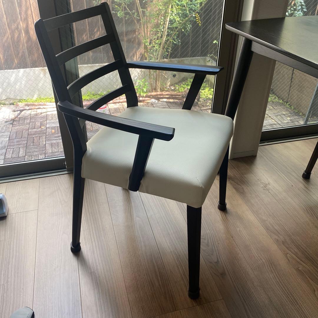 大塚家具 シネマ2 ダイニングテーブル 1800mm チェア4脚セット 天然木製