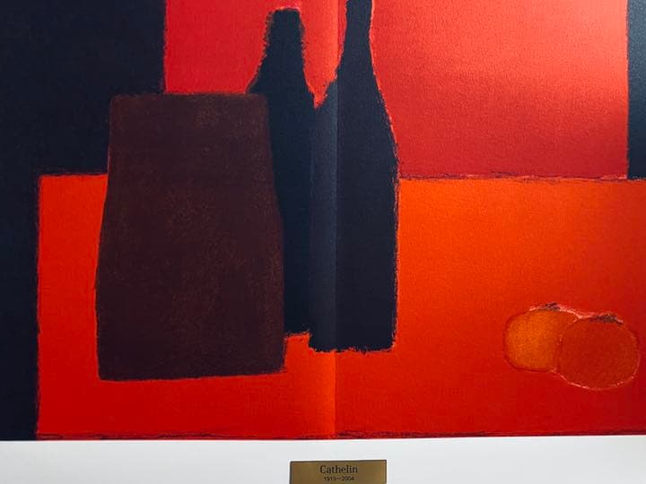 〜10/10 値引‼️ベルナール・カトラン <柿のある静物> 1987 リトグラフ