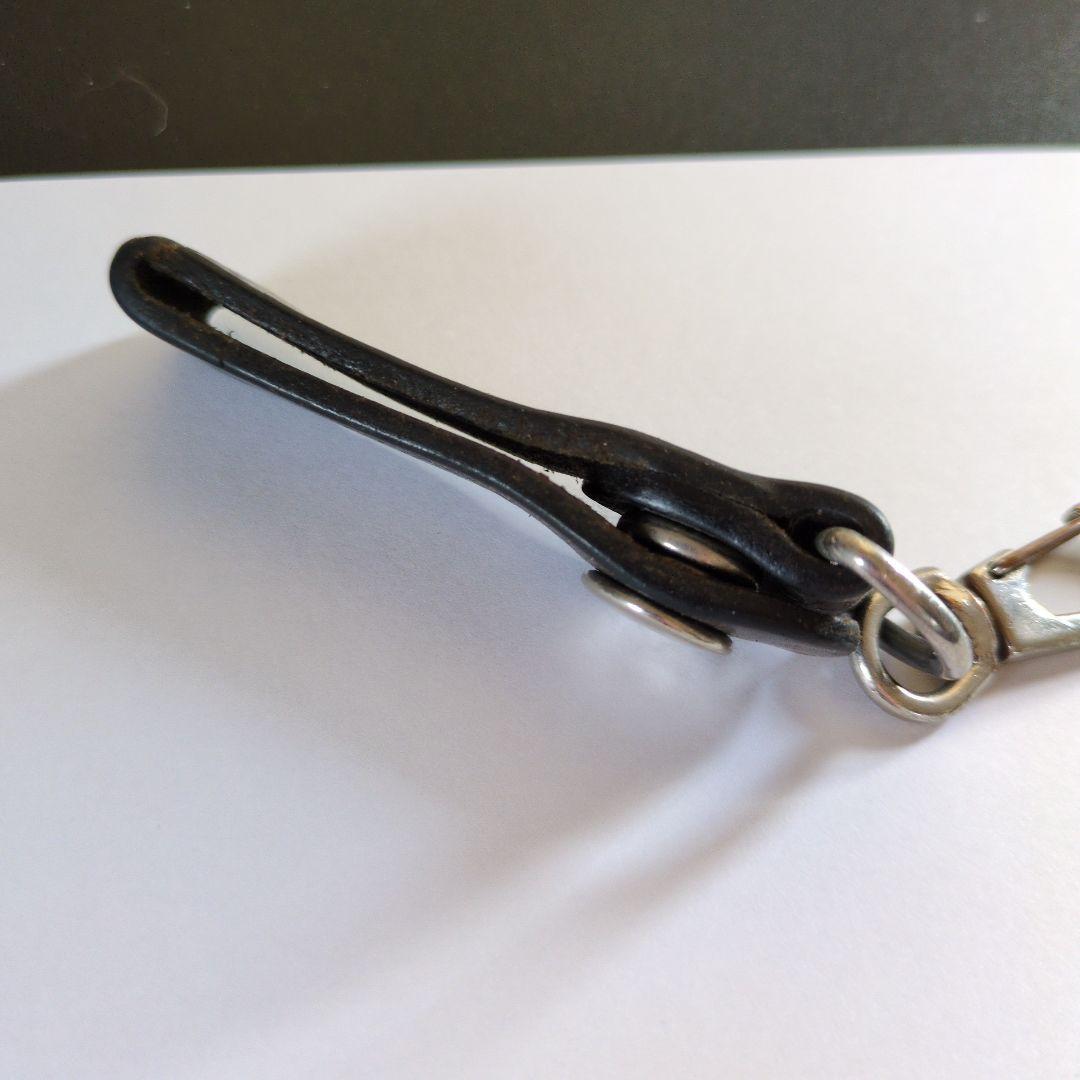 Xデビュー頃のファンクラブ レザーキーホルダー 黒 （XJAPAN）