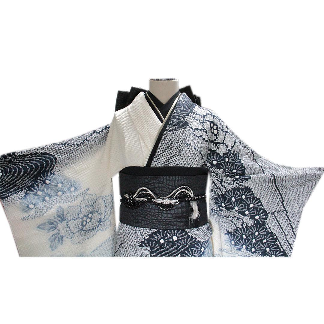 人気！総絞り！成人式振袖7点セット帯新品フルセット帯揚げ帯締め重ね衿RF81