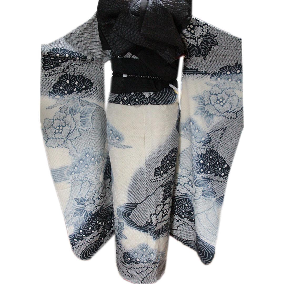 人気！総絞り！成人式振袖7点セット帯新品フルセット帯揚げ帯締め重ね衿RF81