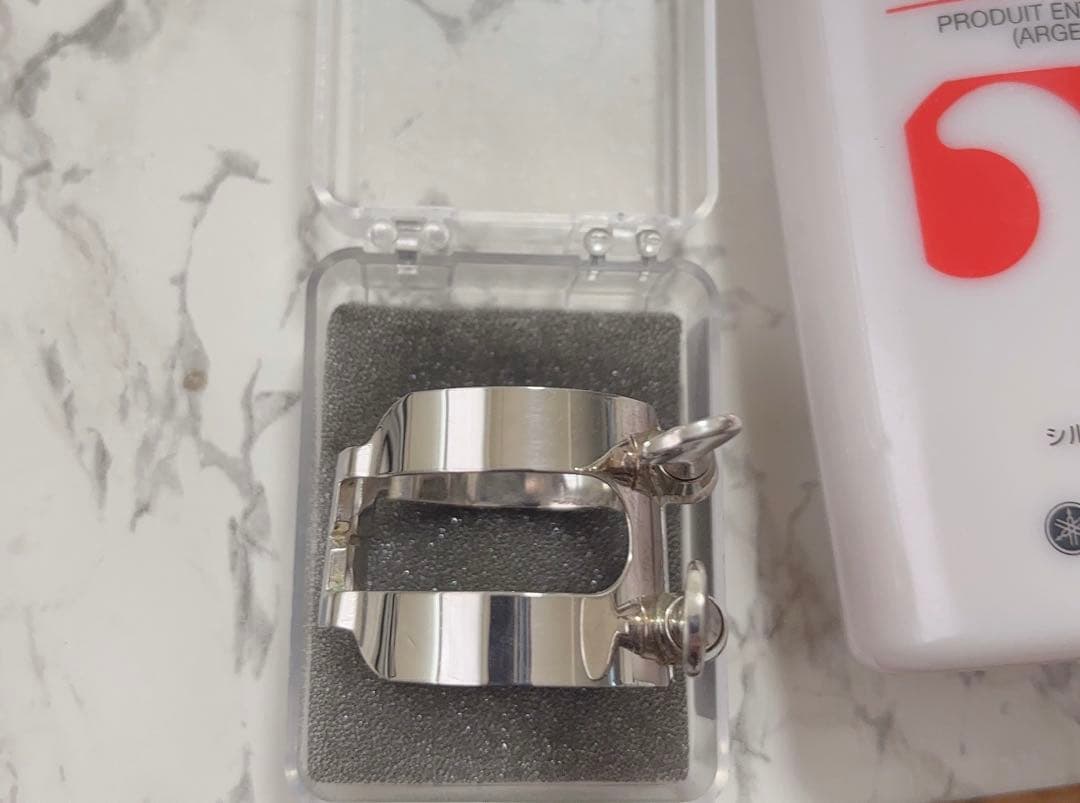 ハリソンリガチャー テナーサックス用　銀メッキ