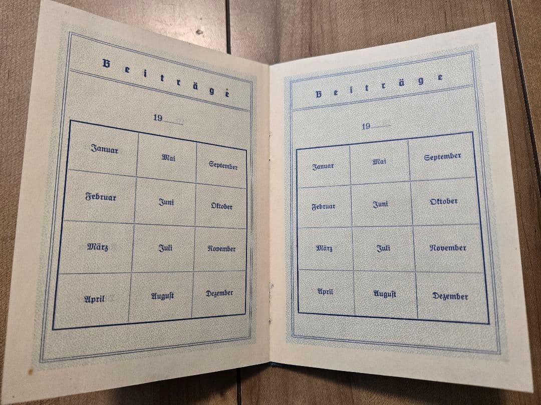 第二次大戦中　ドイツ身分証明書　女性看護士