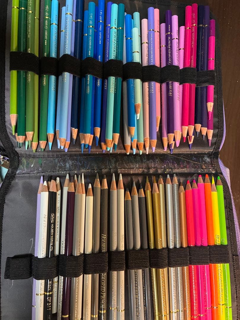 ホルベイン　プリシモ　ユニ　色辞典　色鉛筆&ぬりえ本