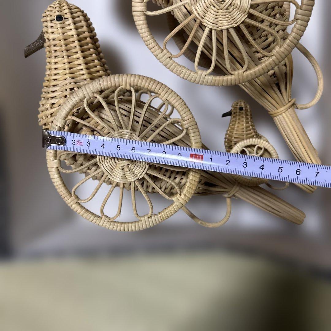 はと車　鳩車　特大　あけび細工　郷土玩具　レトロ　野沢温泉　箱　説明書付き