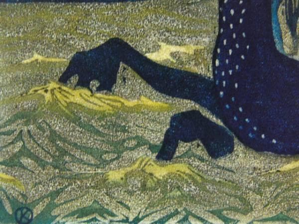 カンディンスキー「月夜」　希少レゾネ、新品高級額装