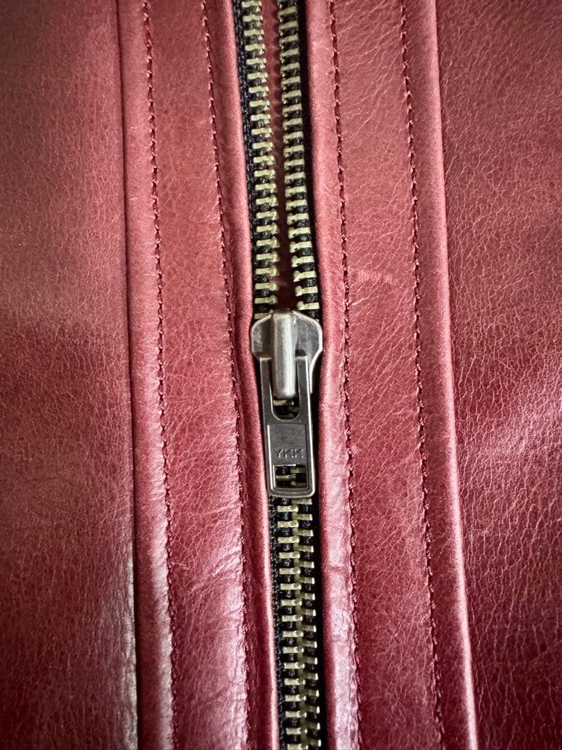 Tossy　完売品 襟ボアハイネックシングルライダースジャケット