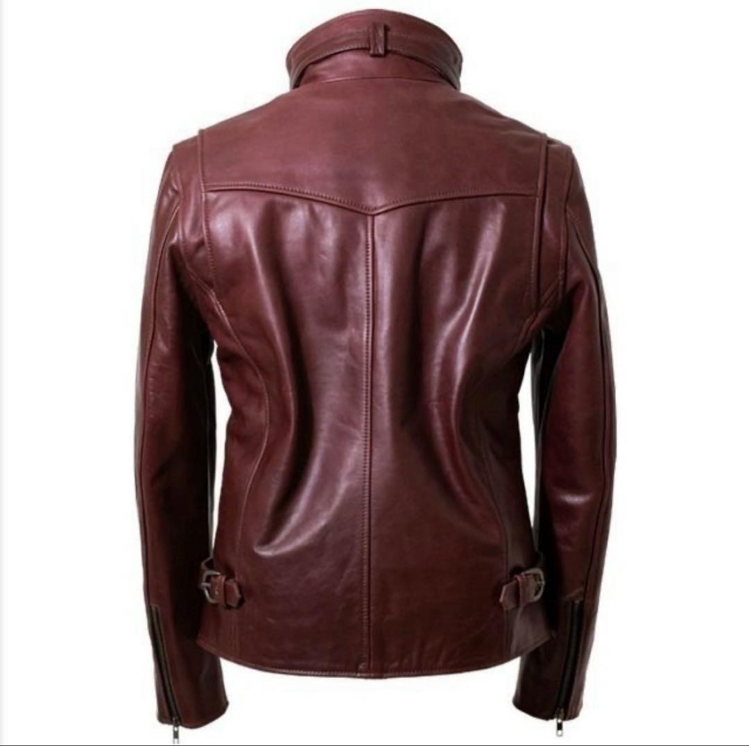 Tossy　完売品 襟ボアハイネックシングルライダースジャケット