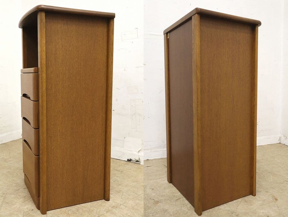 【浜本工芸】ナラ材・電話台・サイドチェスト