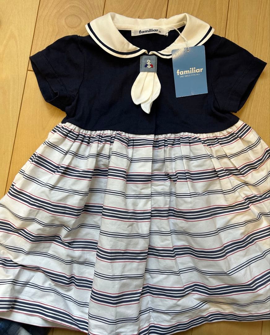 ファミリア　90センチ　3点セット（Tシャツ　ワンピース　スカート）