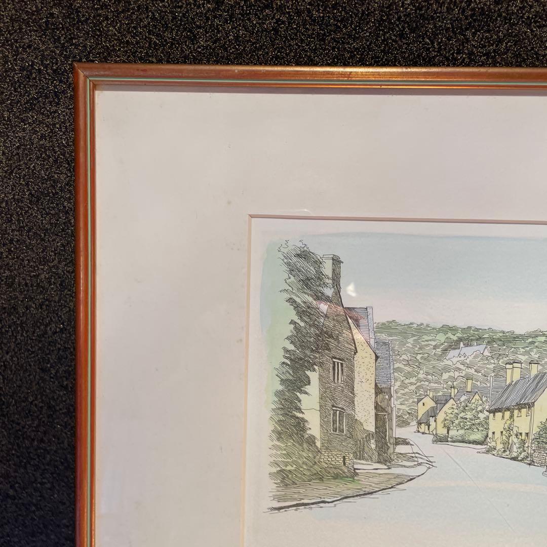 織田義郎Stanton エッチング スタントン　額付き