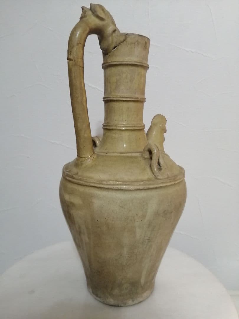 古美術 祭器 古玩 中国 朝鮮 骨董 鶏頭 花入れ 花器