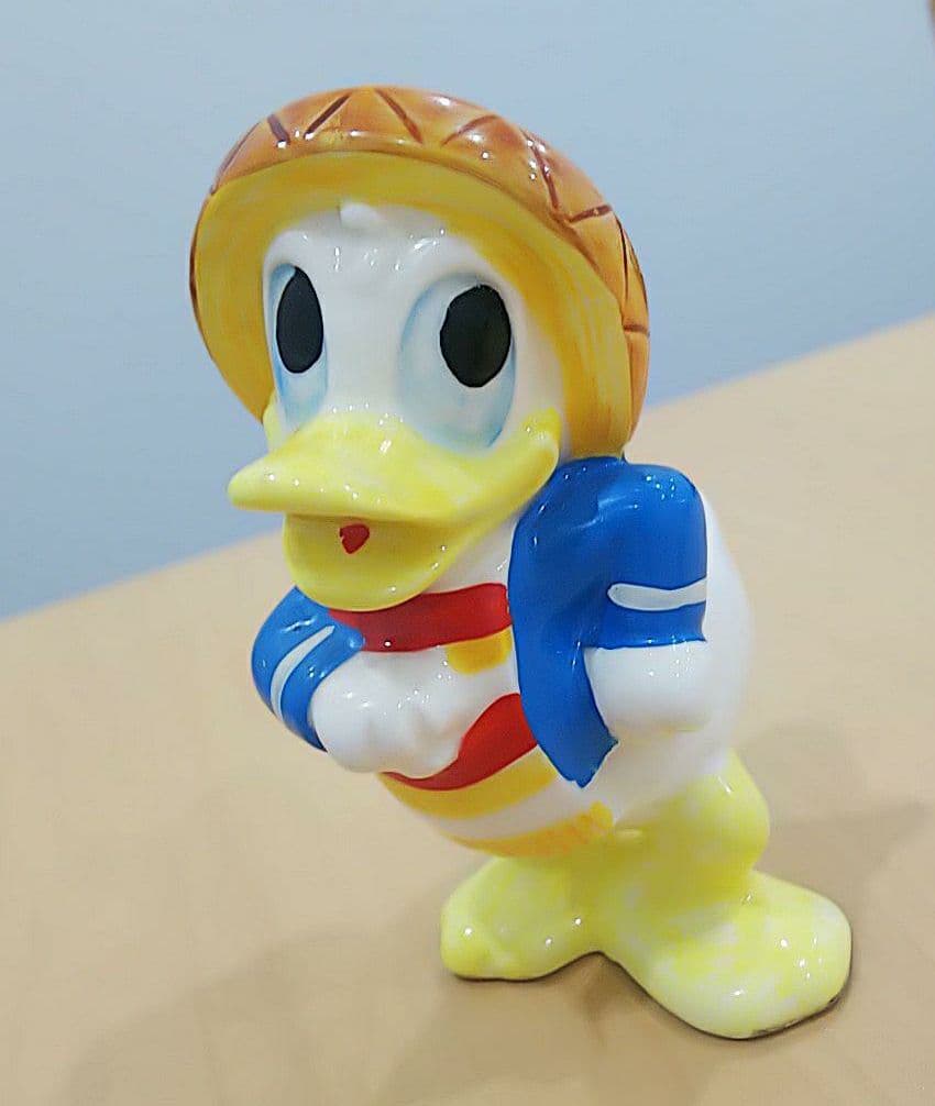ディズニー ドナルドダック 陶器 フィギュア