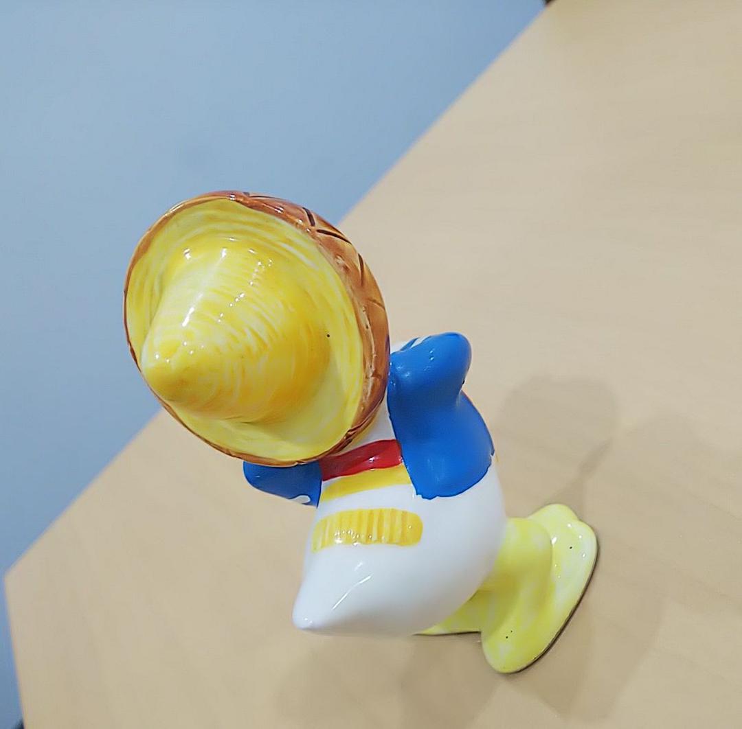 ディズニー ドナルドダック 陶器 フィギュア