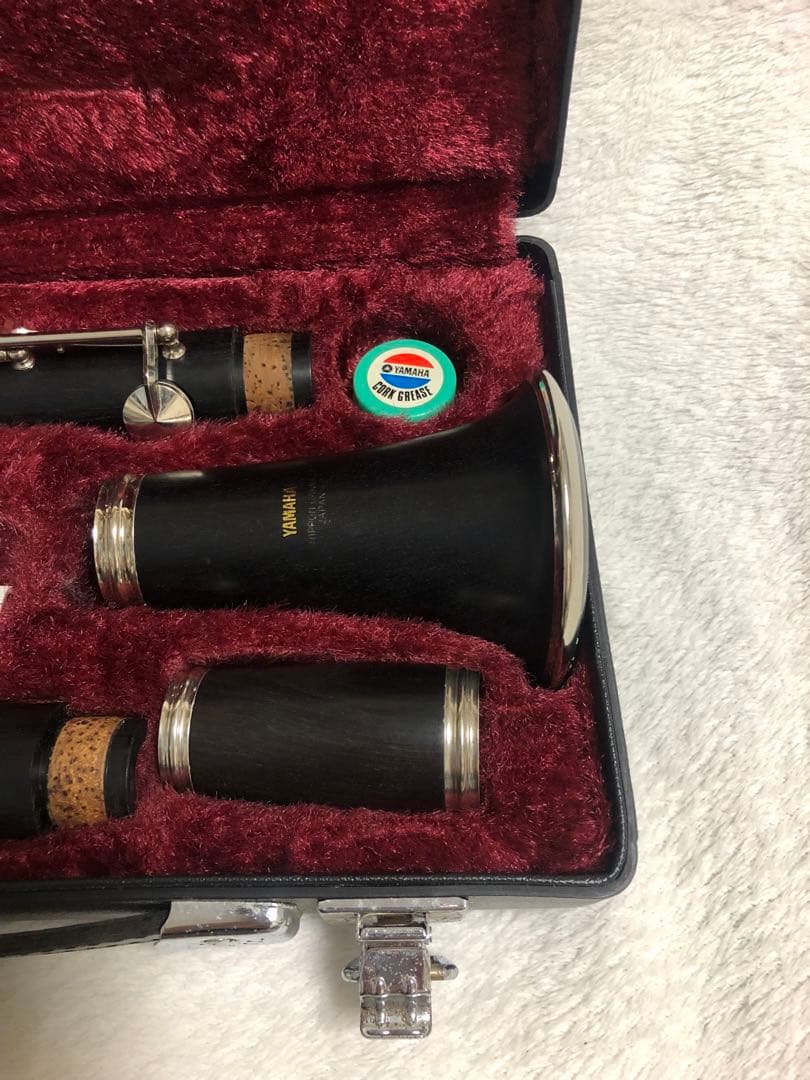 YAMAHA ヤマハ 351 クラリネット 吹奏楽 菅楽器 ケース シルバー