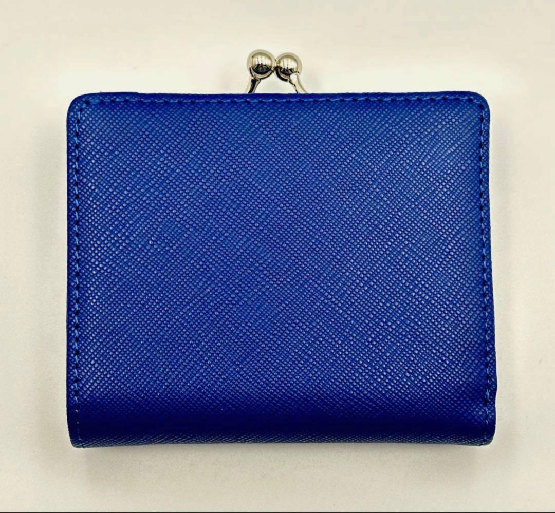 【最新✦新品】Vivienne Westwood 三つ折り財布 青 ブルー 人気