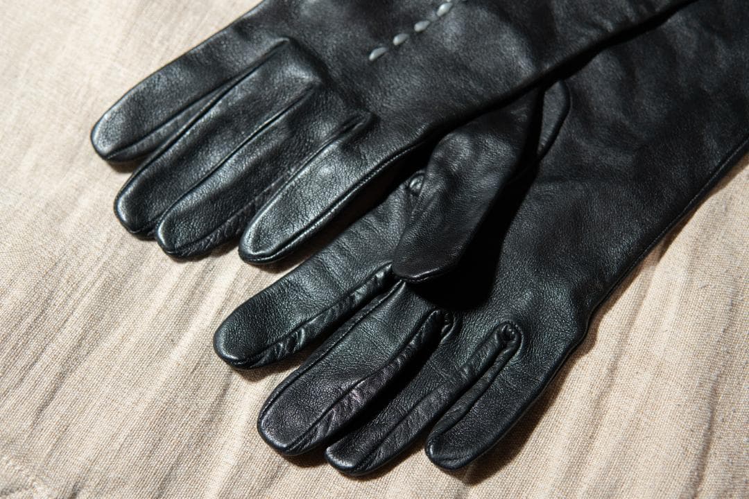 未使用　Sermoneta Gloves　やぎ革×レッキスファー ロンググローブ