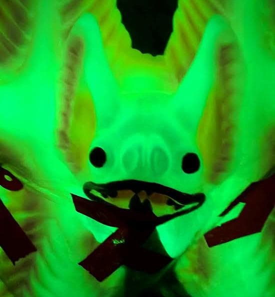 ぺスター「ウルトラマン」登場怪獣（Ｍ１号）蓄光版 ソフビフィギュア 未開封