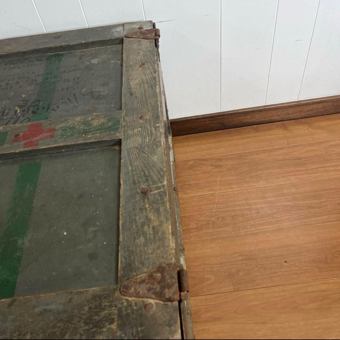 米軍　実物　US トランク　大　送料無料